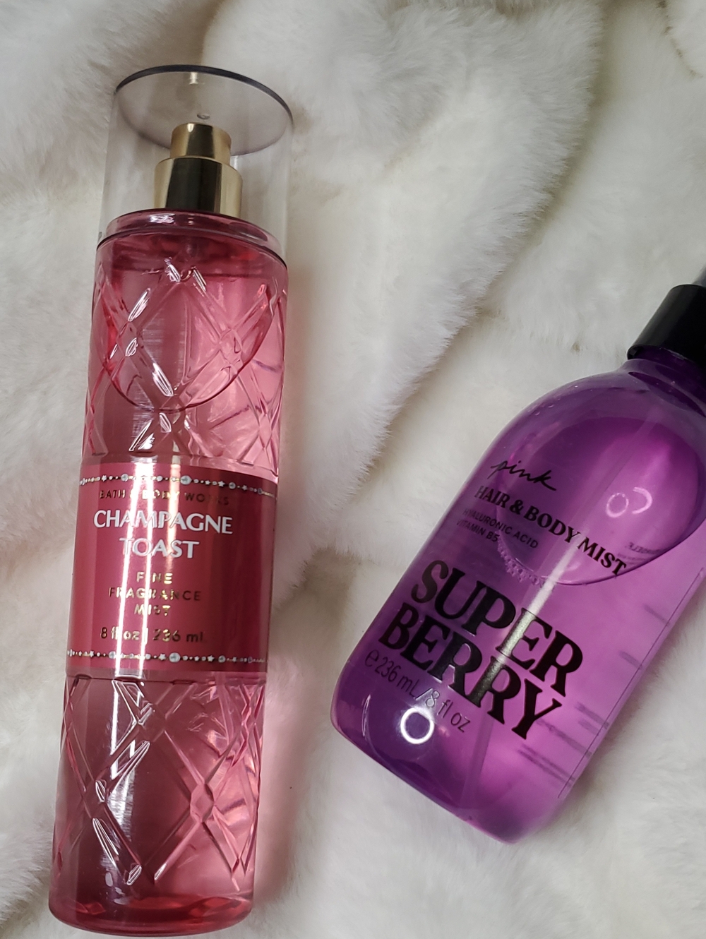 Bath & Body Works Pink & Purple Frag Mist Duo